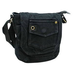Vagarant 8 in Canvas Shoulder Bag C93 Black